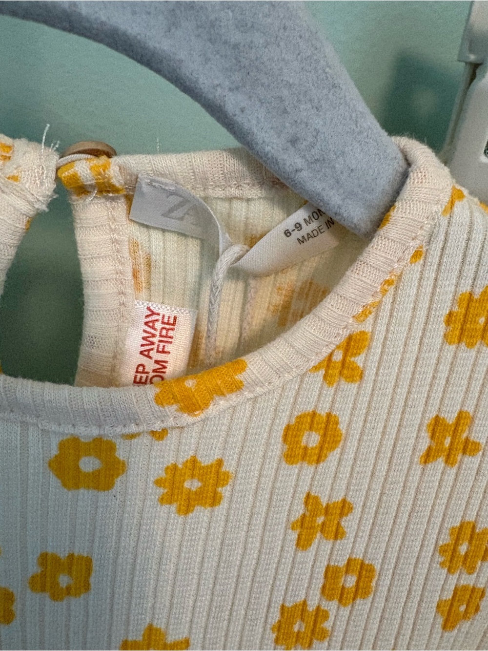 Zara Ribbed Floral Matching Set - Picture 3 of 6